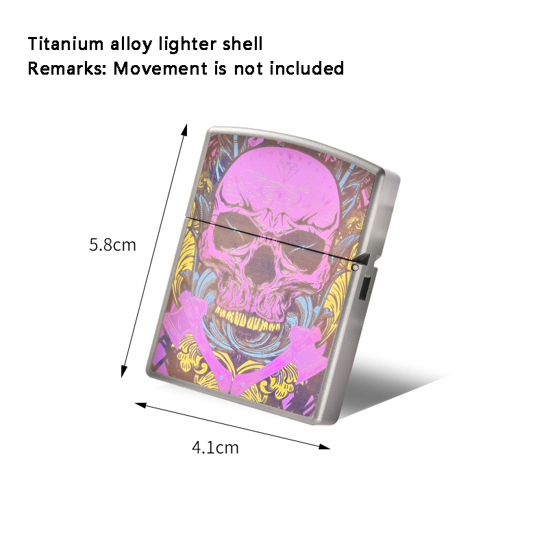 Pink Skull Titanium Alloy Ligh - Outdoor Windproof Lighter incelemesi ve fiyatı