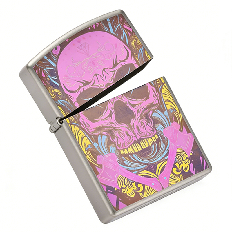 Pink Skull Titanium Alloy Ligh - Outdoor Windproof Lighter incelemesi ve fiyatı