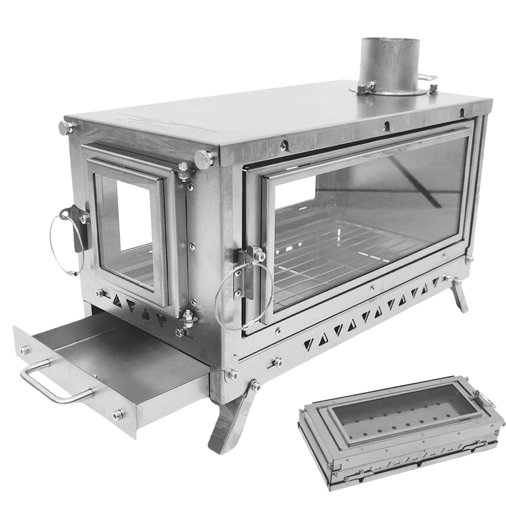 DANCHEL OUTDOOR T3 Titanium Al - Outdoor Camping Wood Burning Stove incelemesi ve fiyatı