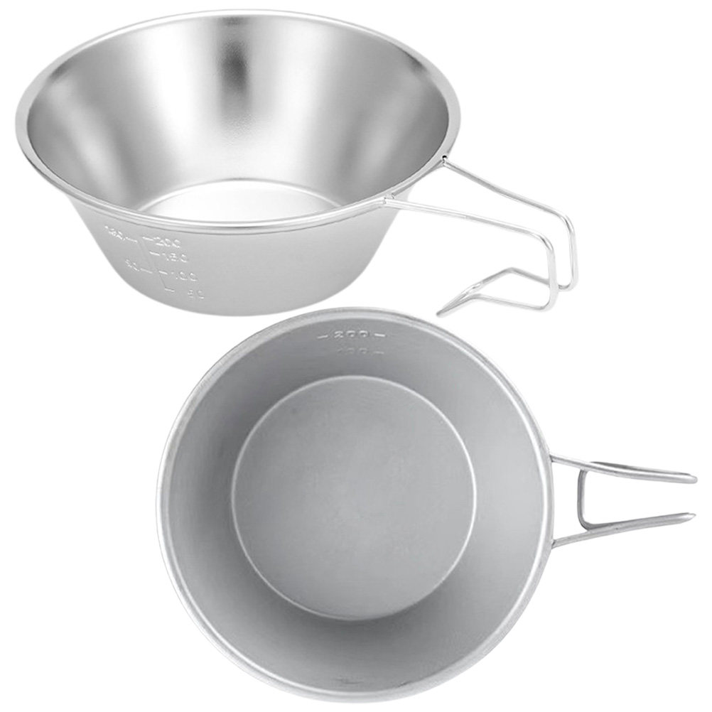 2Pcs Stainless Steel Camping B - Outdoor Camping Food incelemesi ve fiyatı