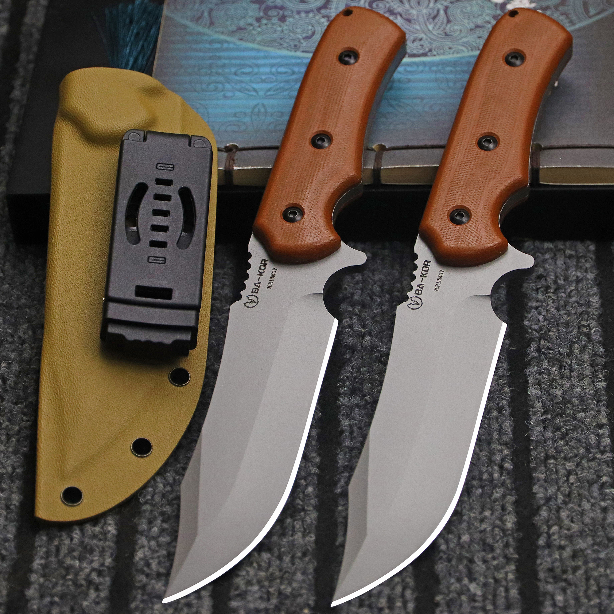 BA-KOR USA 9CR18MOV steel full - Outdoor Camping Usa incelemesi ve fiyatı