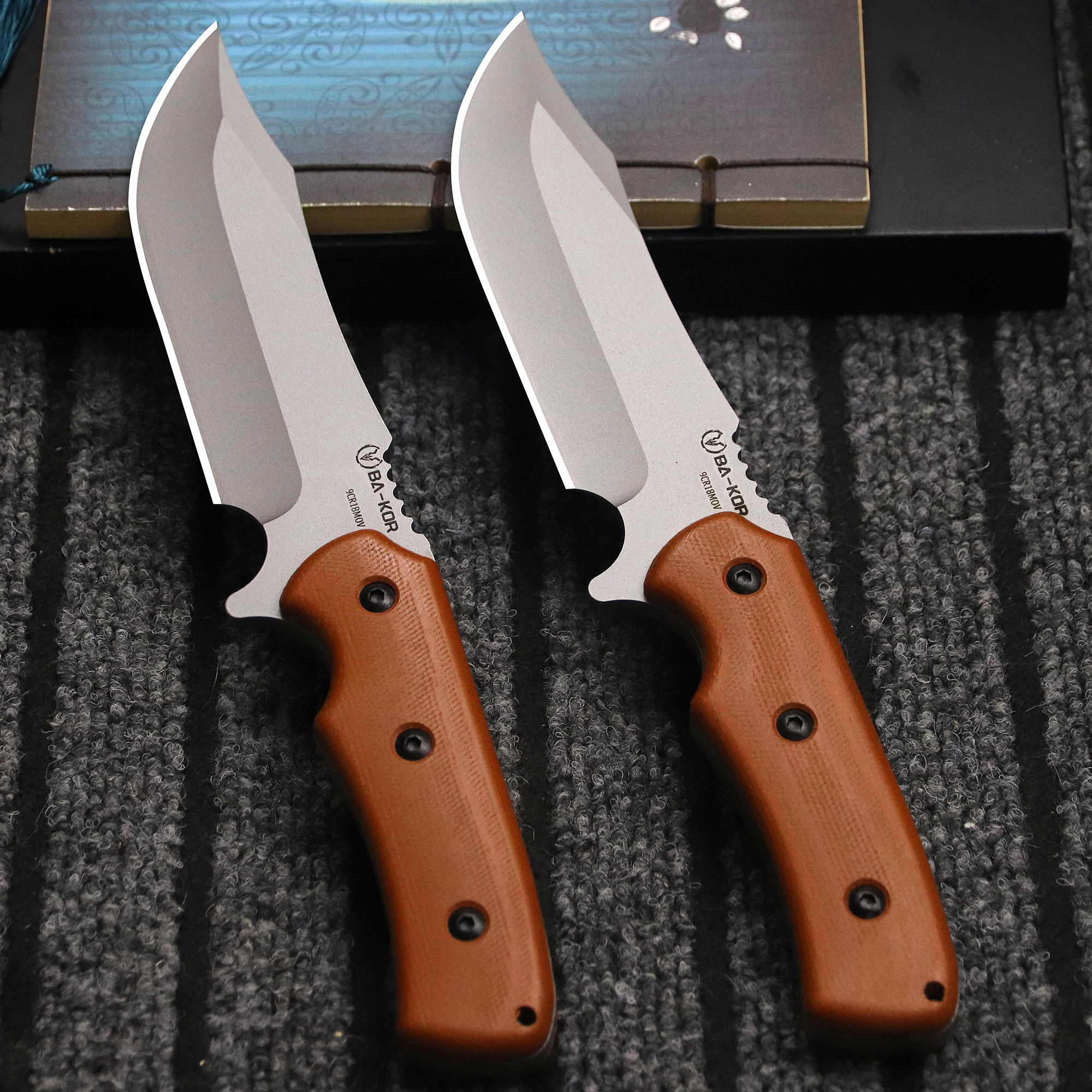BA-KOR USA 9CR18MOV steel full - Outdoor Camping Usa incelemesi ve fiyatı