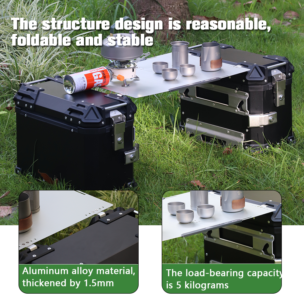 Motorcycle Aluminum Alloy Fold - Outdoor Camping Folding Storage Box incelemesi ve fiyatı