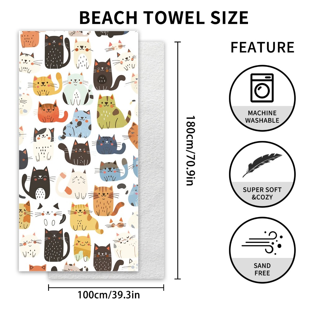 Colorful Sea Turtle Beach Towe - Camp Towel Microfiber incelemesi ve fiyatı
