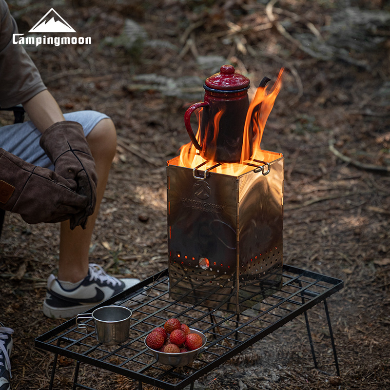 MT-18 Stainless Steel Hiking F - Outdoor Camping Wood Burning Stove incelemesi ve fiyatı