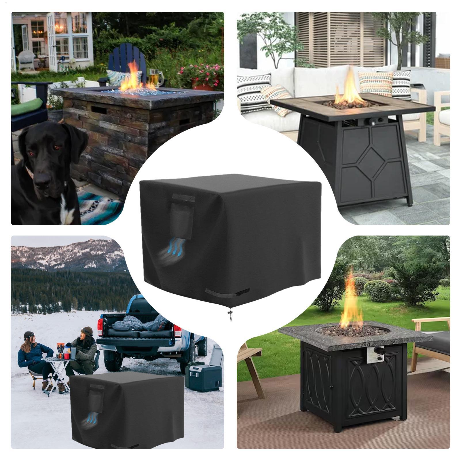 Fire Pit Cover Square 30 Inch  - Outdoor Indoor Camping incelemesi ve fiyatı