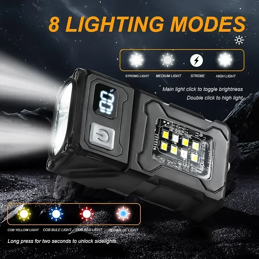 Mini USB Recharge LED Flashlig - Outdoor Camping Decor incelemesi ve fiyatı