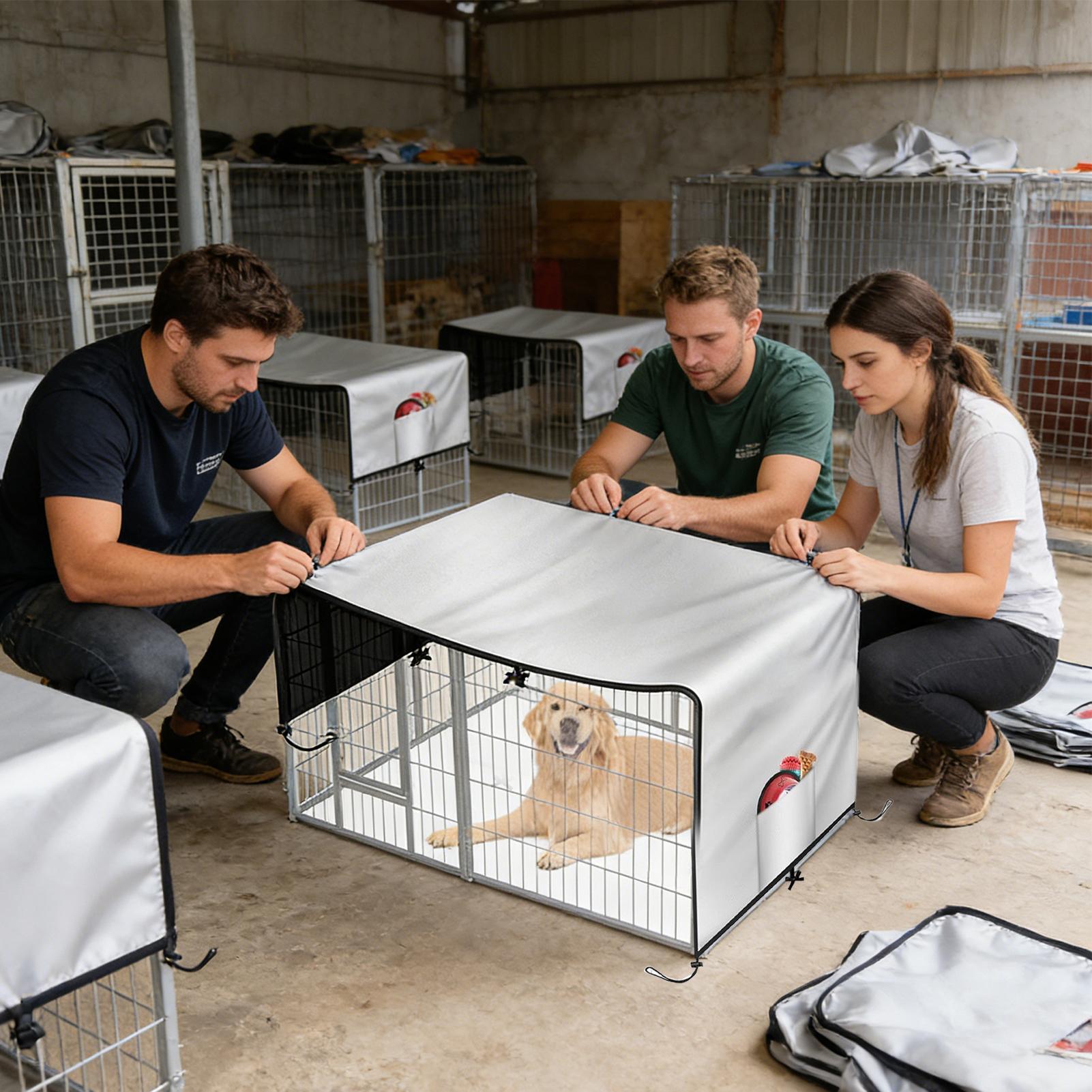 Dog Crate Cover 210D Oxford Pr - Outdoor Camping Dog Kennel incelemesi ve fiyatı
