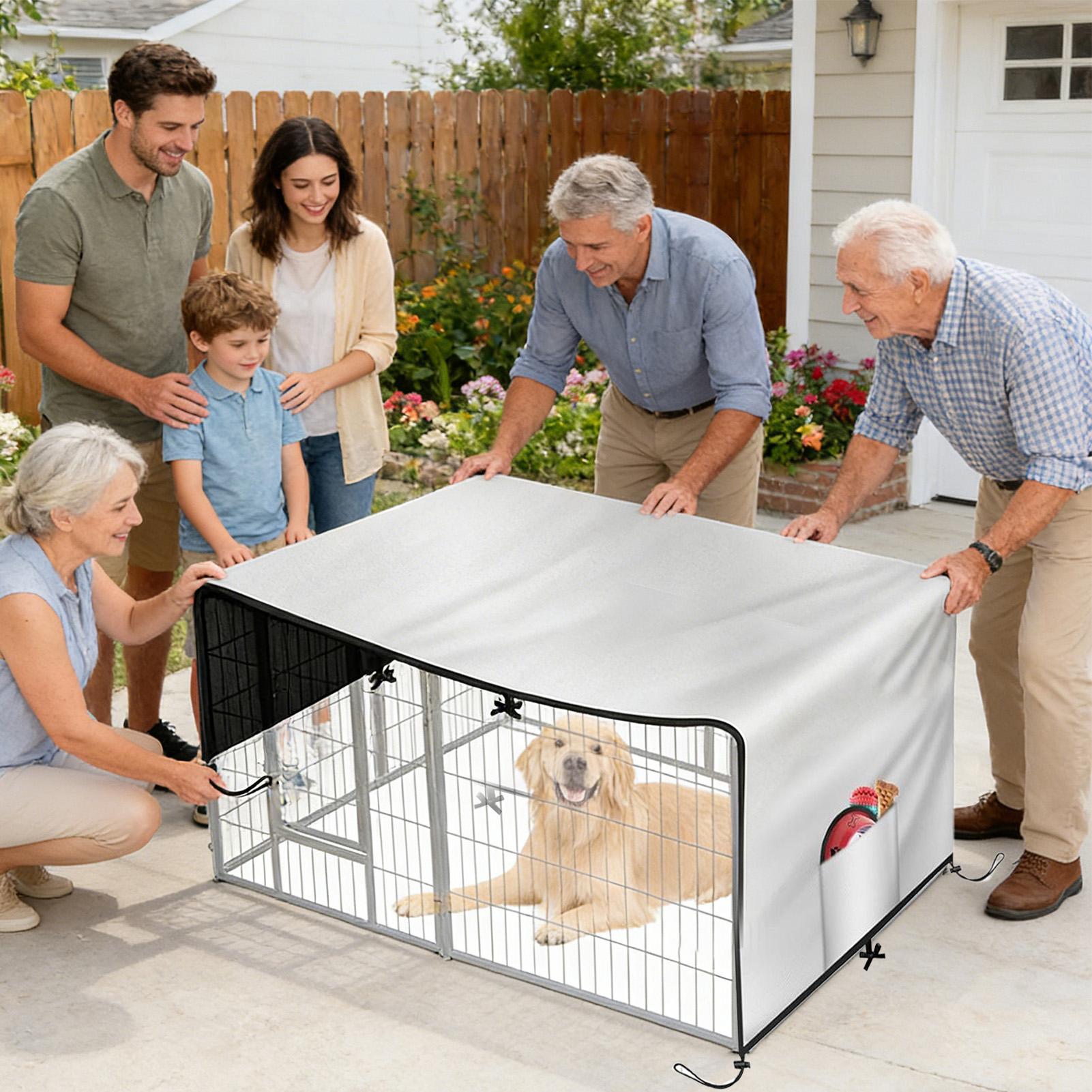 Dog Crate Cover 210D Oxford Pr - Outdoor Camping Dog Kennel incelemesi ve fiyatı