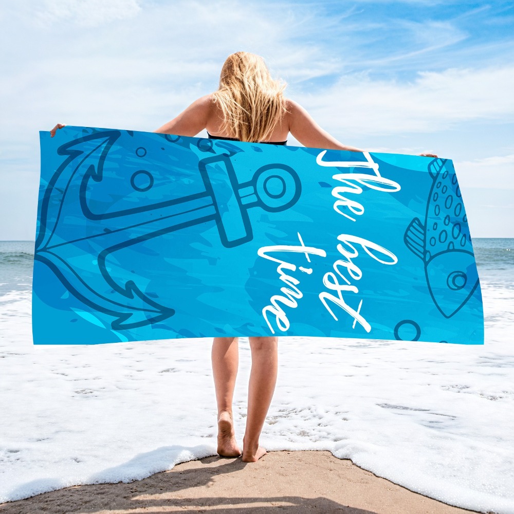 Anchor Beach Towel70x140CM Qui - Camp Towel Microfiber incelemesi ve fiyatı