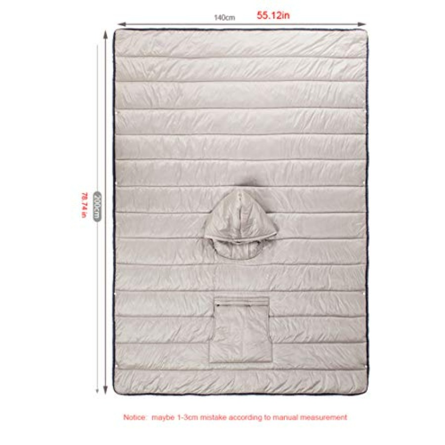 Outdoor camping winter poncho  - Outdoor Camping Blanket incelemesi ve fiyatı