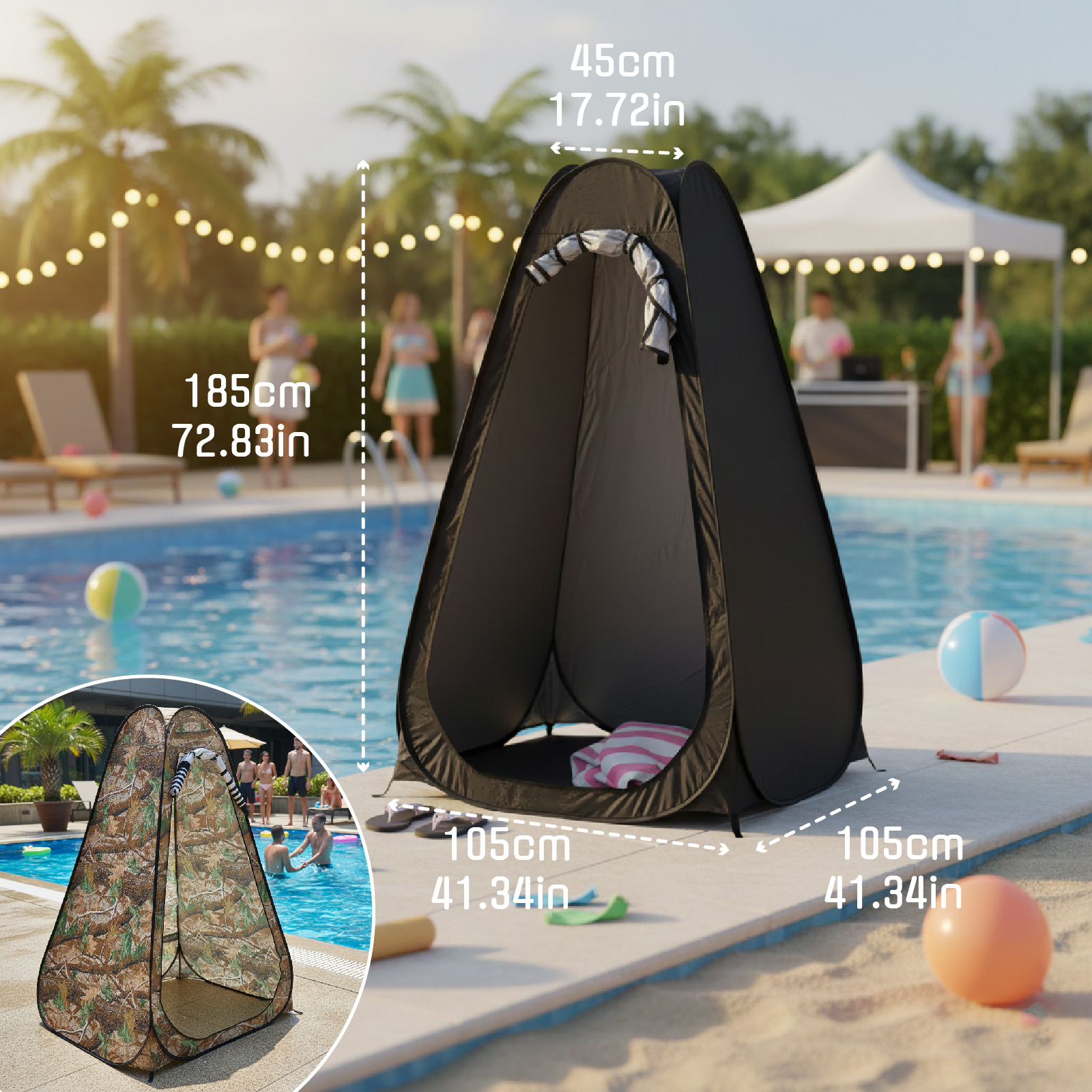 Portable Pop-Up Privacy Tent f - Portable Camp Toilet incelemesi ve fiyatı