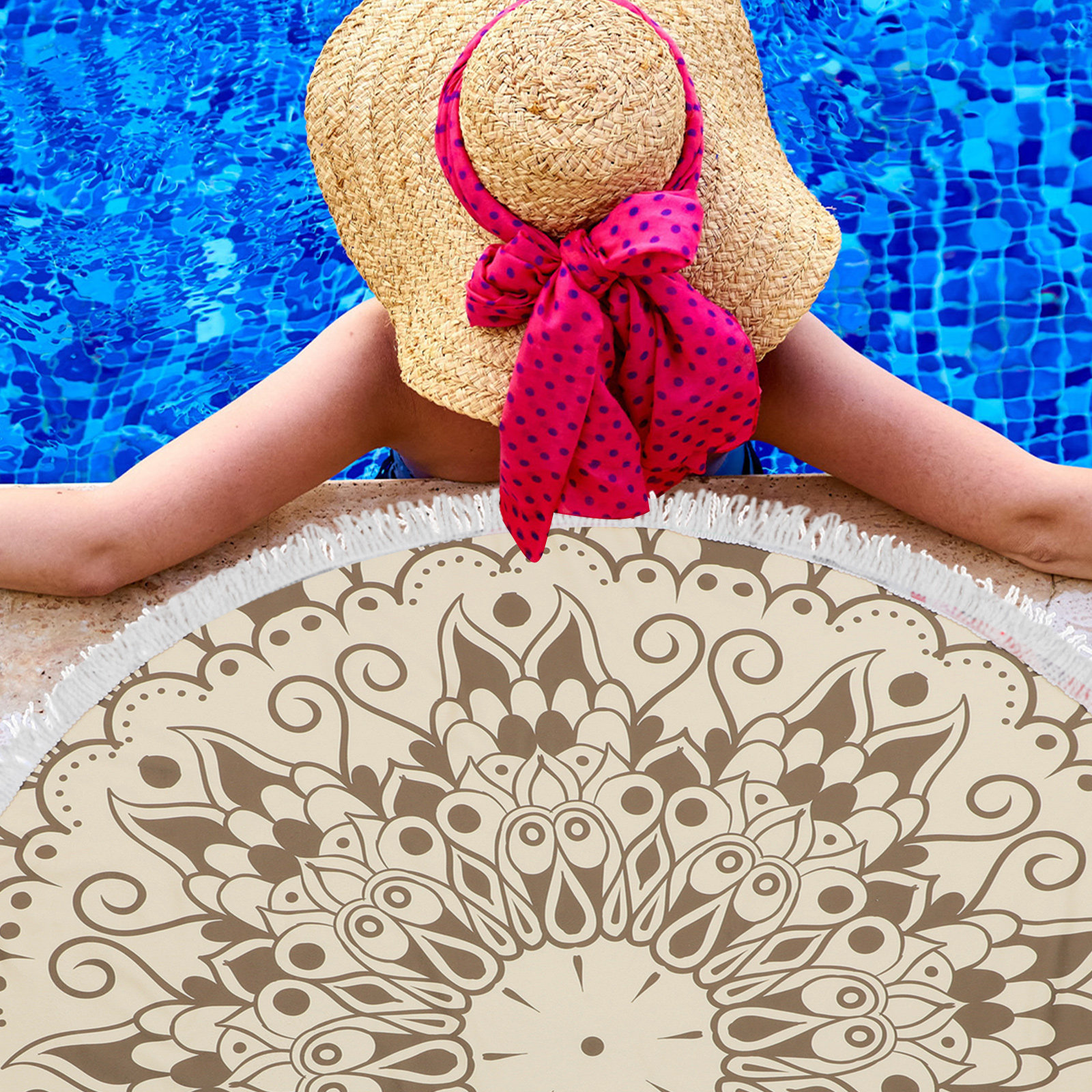Microfiber Beach Towel Round D - Camp Towel Microfiber incelemesi ve fiyatı