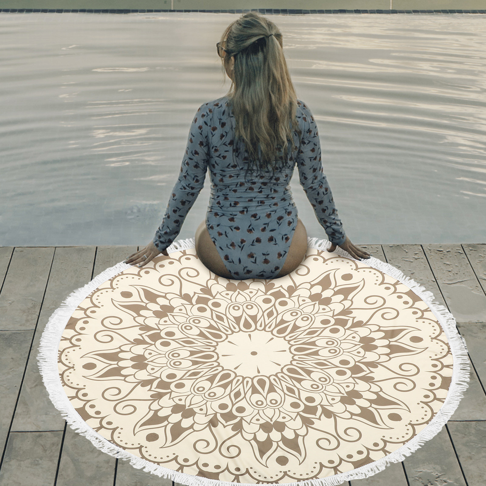 Microfiber Beach Towel Round D - Camp Towel Microfiber incelemesi ve fiyatı