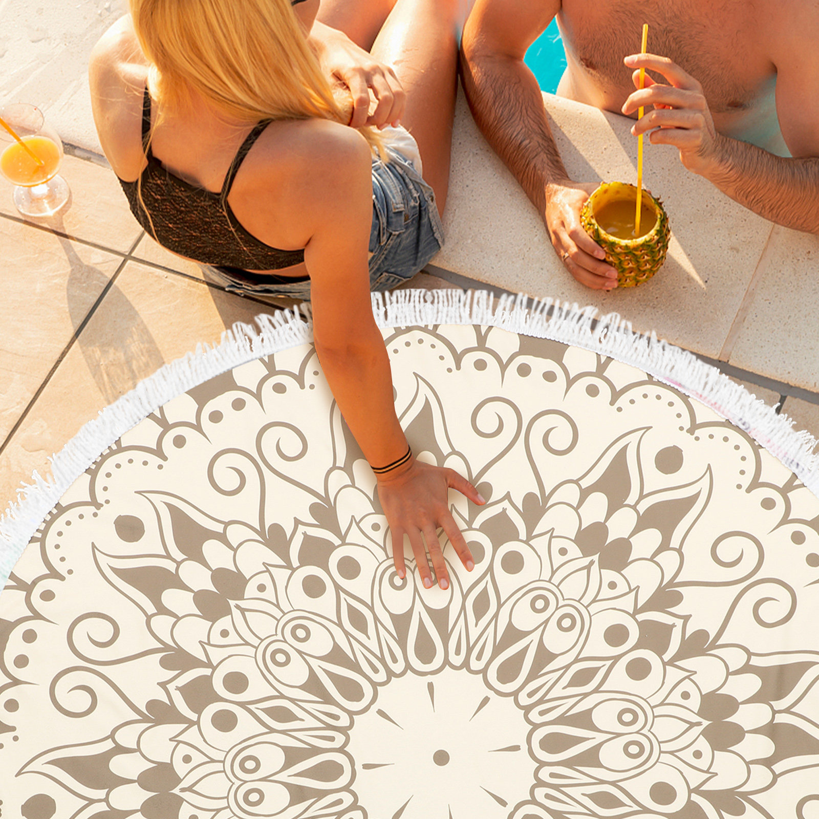 Microfiber Beach Towel Round D - Camp Towel Microfiber incelemesi ve fiyatı