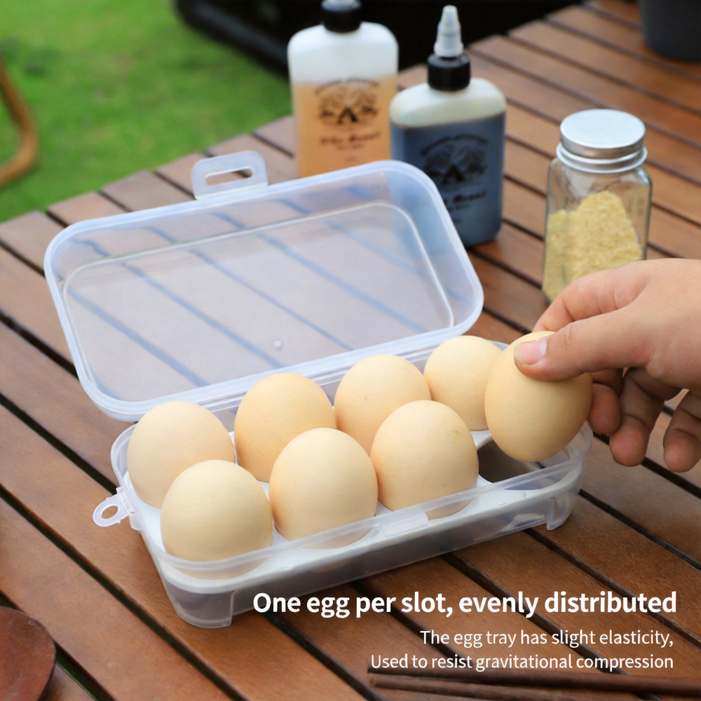 Portable Egg Holder Box Shockp - Outdoor Camping Bin incelemesi ve fiyatı