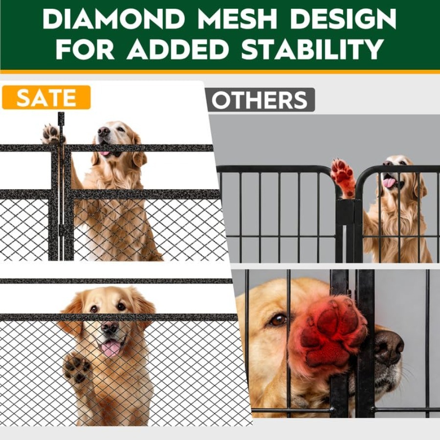 Dog Playpen with Safety Mesh,  - Outdoor Camping Dog Kennel incelemesi ve fiyatı