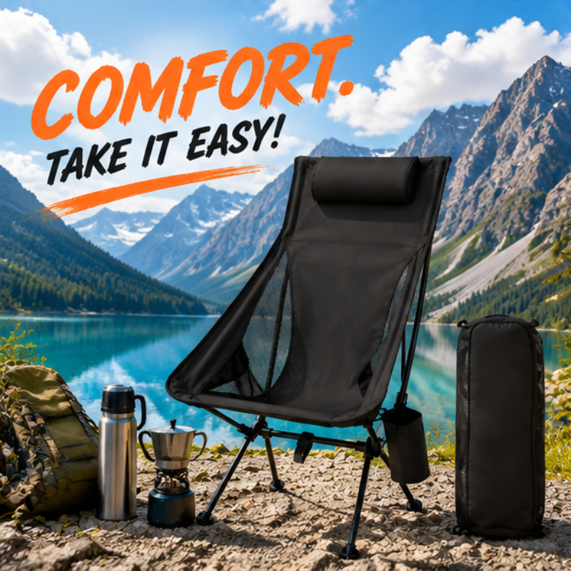 Fishing Portable Foldable Camp - Outdoor Camping Folding Chair incelemesi ve fiyatı