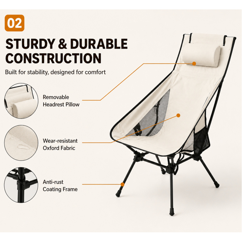 Portable Folding Camping Chair - Outdoor Camping Folding Chair incelemesi ve fiyatı