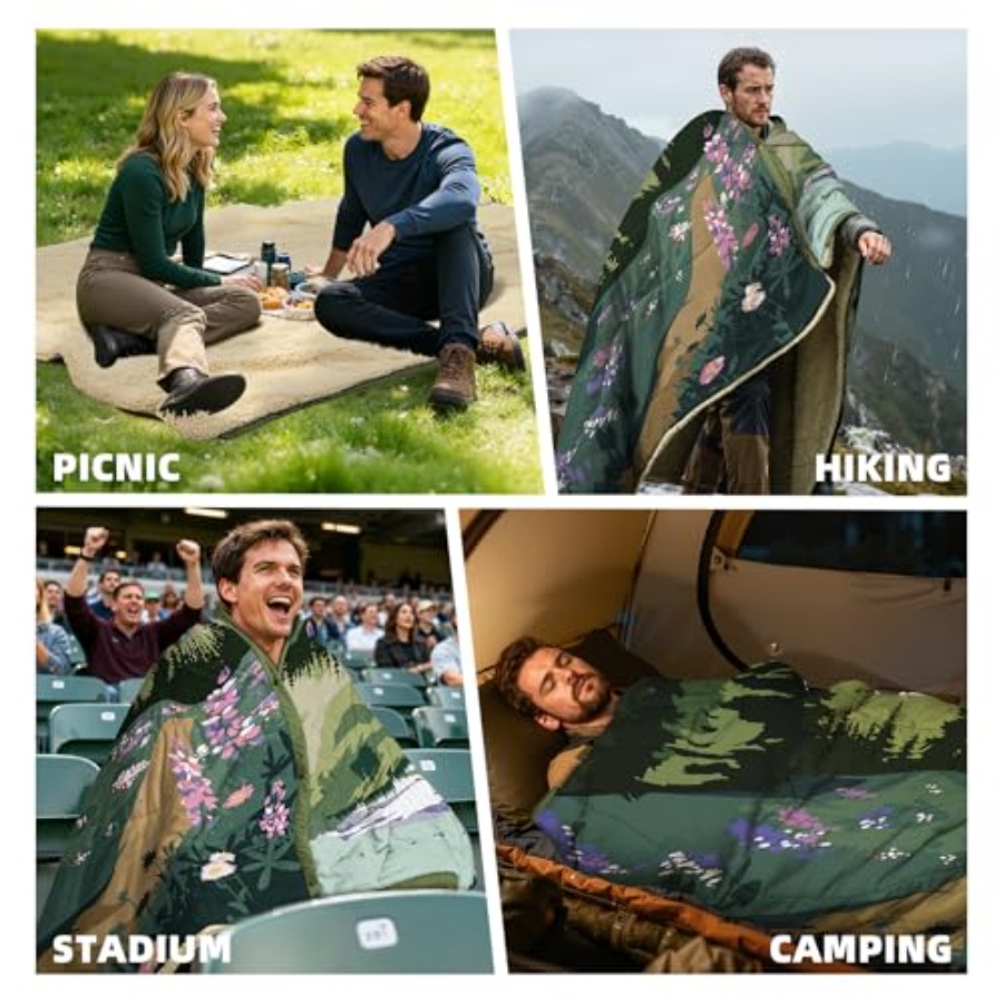 Outdoor Campg Blanket with She - Outdoor Camping Blanket incelemesi ve fiyatı