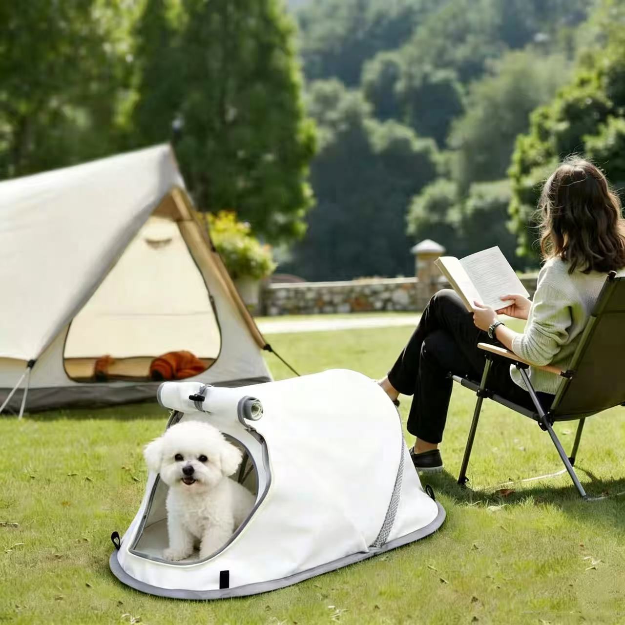 Foldable Pet Tent Portable Dog - Outdoor Camping Dog Kennel incelemesi ve fiyatı