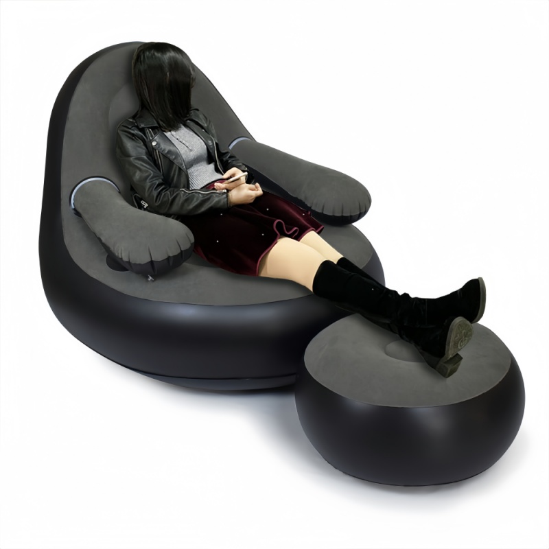 PVC Inflatable Sofa with Armre - Outdoor Camping Folding Chair incelemesi ve fiyatı