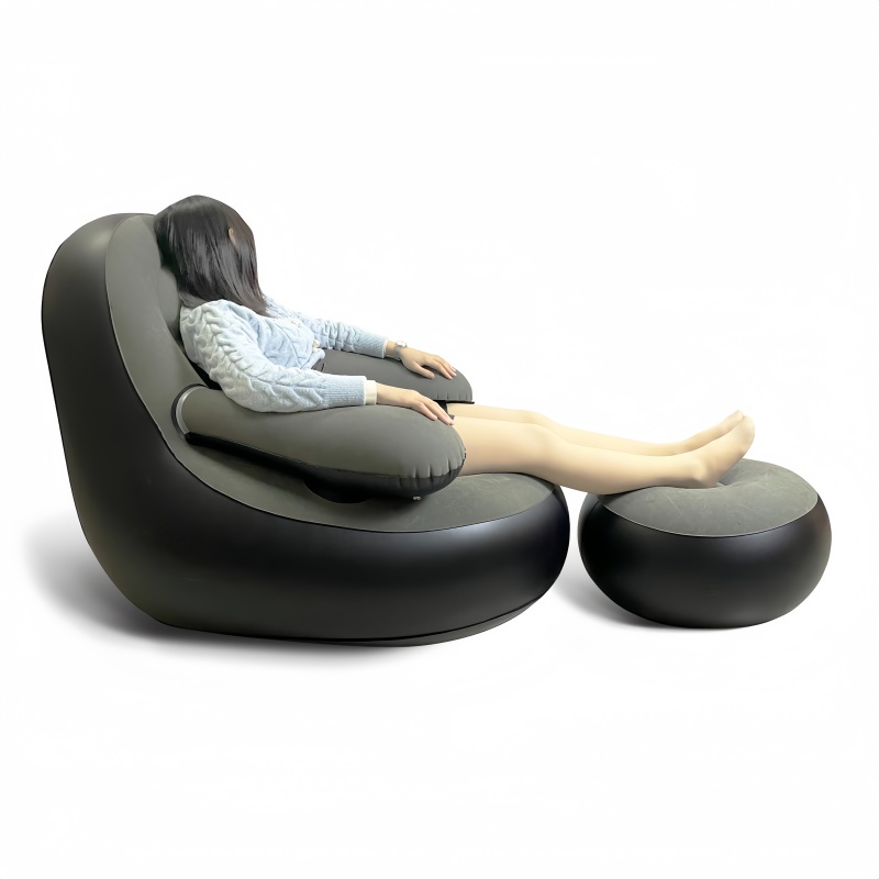 PVC Inflatable Sofa with Armre - Outdoor Camping Folding Chair incelemesi ve fiyatı