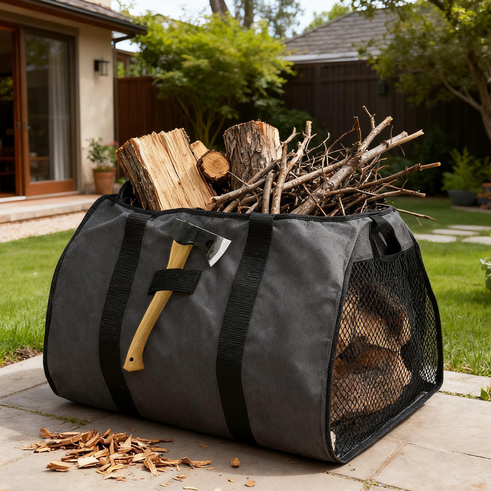 Firewood Carrier Large Portabl - Outdoor Indoor Camping incelemesi ve fiyatı