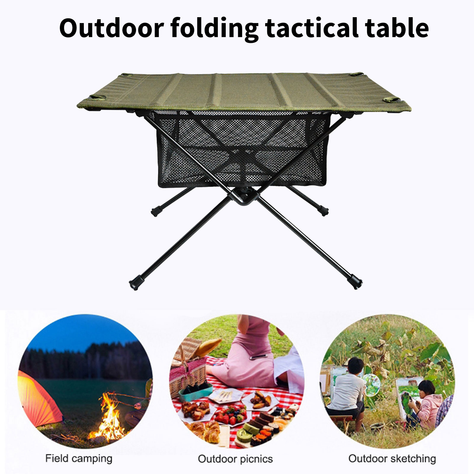Mesh Basket Organizer Camping  - Outdoor Camping Folding Storage Box incelemesi ve fiyatı