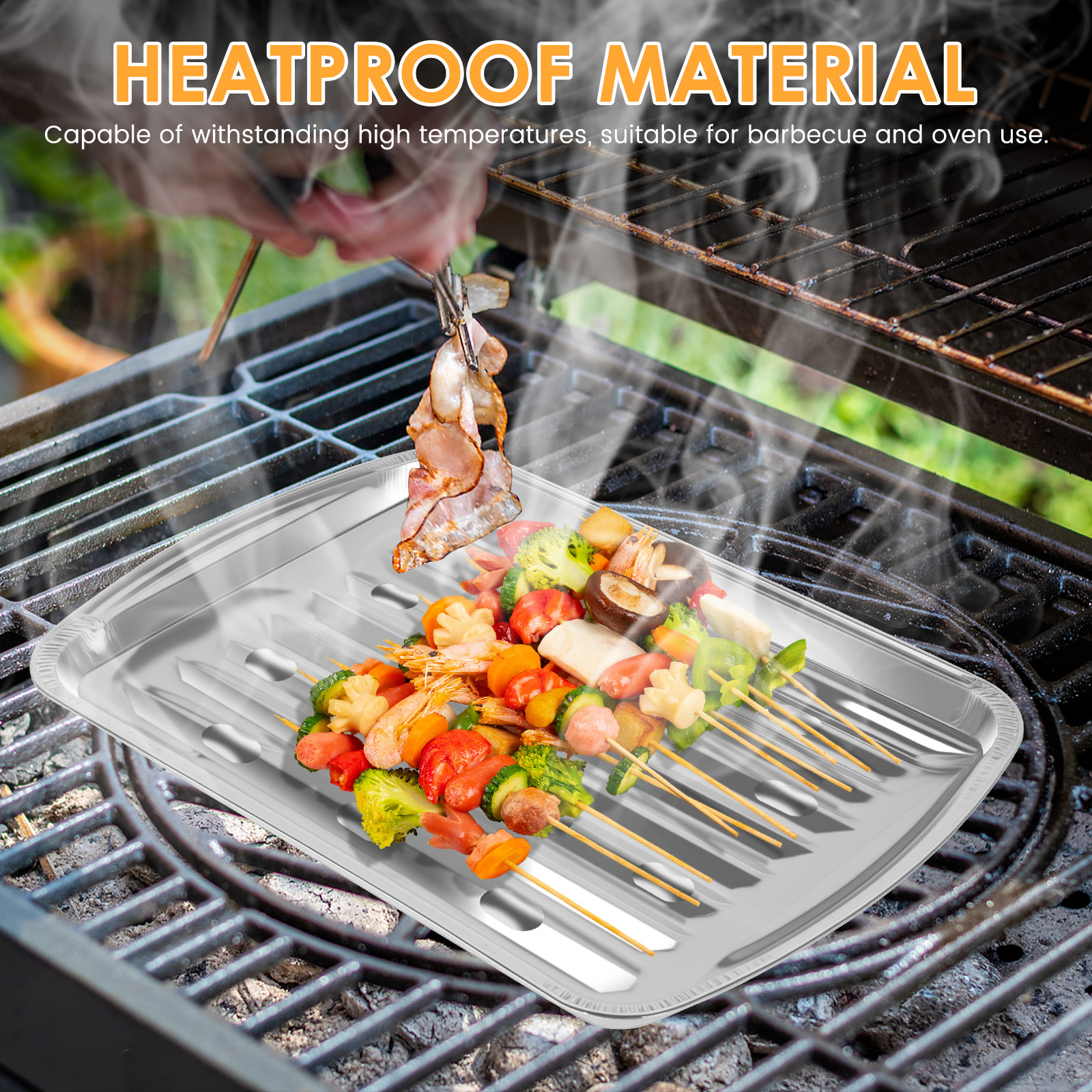 Aluminum Foil Trays Non-Stick  - Outdoor Camping Food incelemesi ve fiyatı