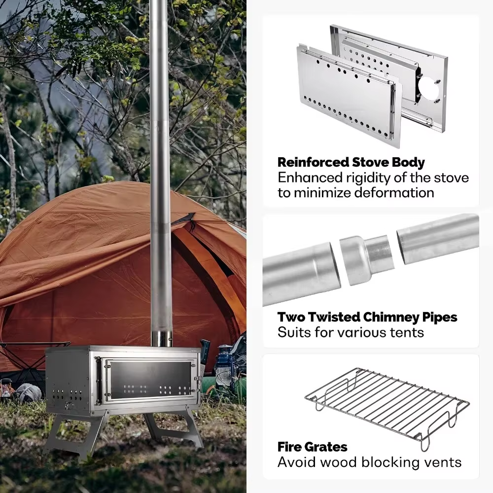 CHANGE MOORE Portable Outdoor  - Outdoor Camping Wood Burning Stove incelemesi ve fiyatı