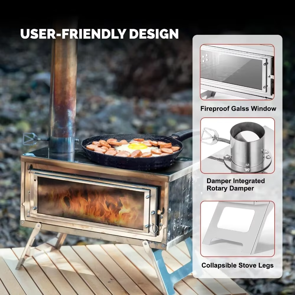 CHANGE MOORE Portable Outdoor  - Outdoor Camping Wood Burning Stove incelemesi ve fiyatı