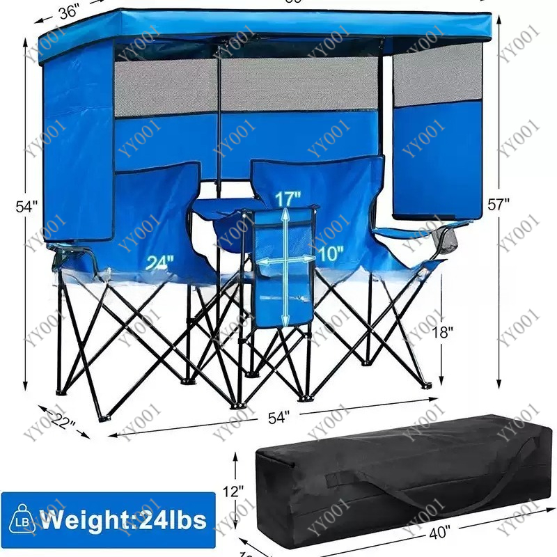 Portable Double Folding Campin - Outdoor Camping Folding Chair incelemesi ve fiyatı