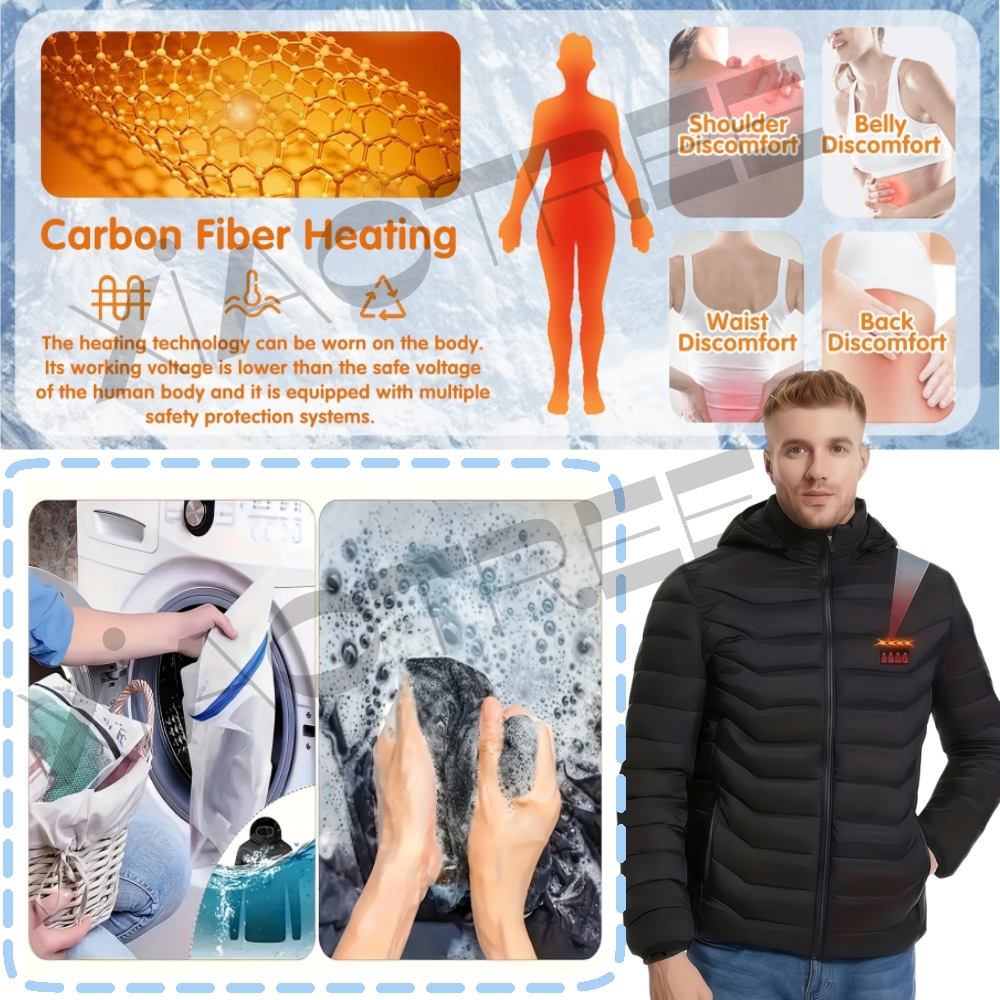 28 Areas Men Women's Heating J - Camping Outdoor Clothing incelemesi ve fiyatı