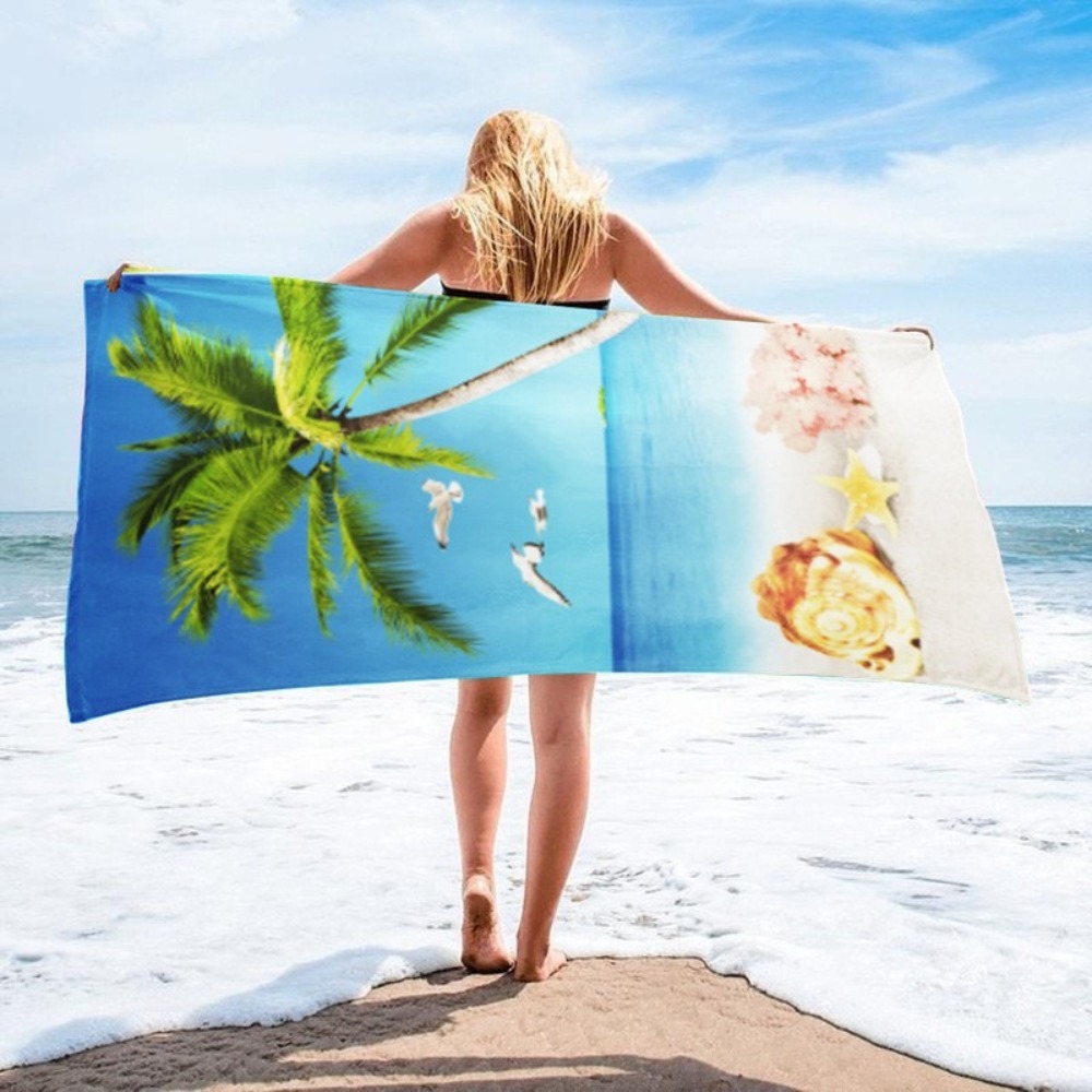 Leopard Print Bath Towel 70x14 - Outdoor Camping Blanket incelemesi ve fiyatı