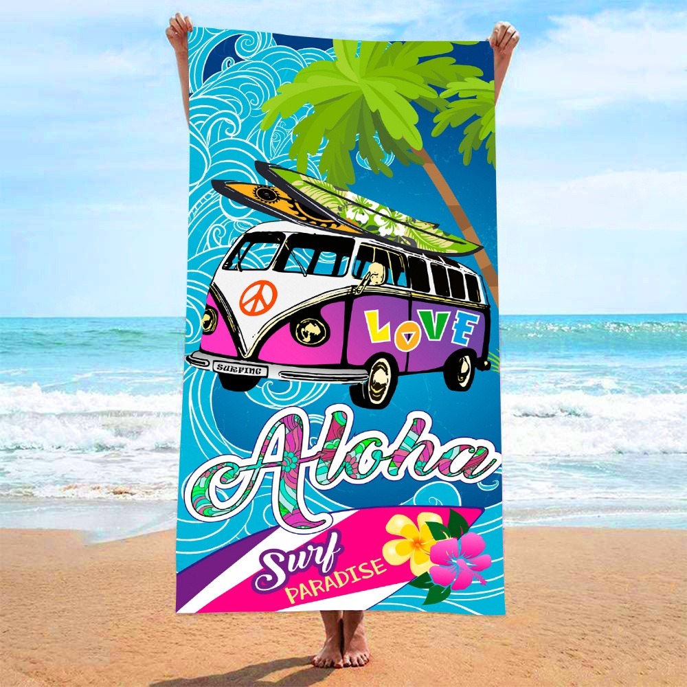 Leopard Print Bath Towel 70x14 - Outdoor Camping Blanket incelemesi ve fiyatı