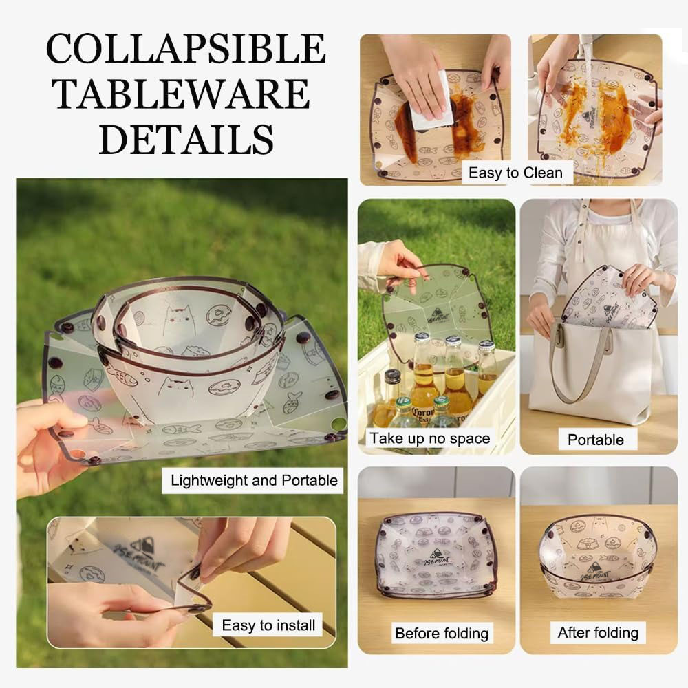 Portable Camping Tableware Set - Outdoor Camping Glamping Share incelemesi ve fiyatı