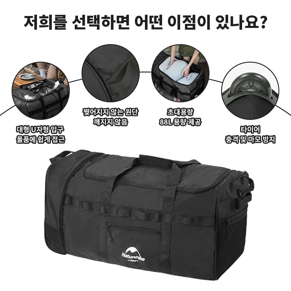 Naturehike 88L Camping Bag Fol - Outdoor Camping Folding Storage Box incelemesi ve fiyatı