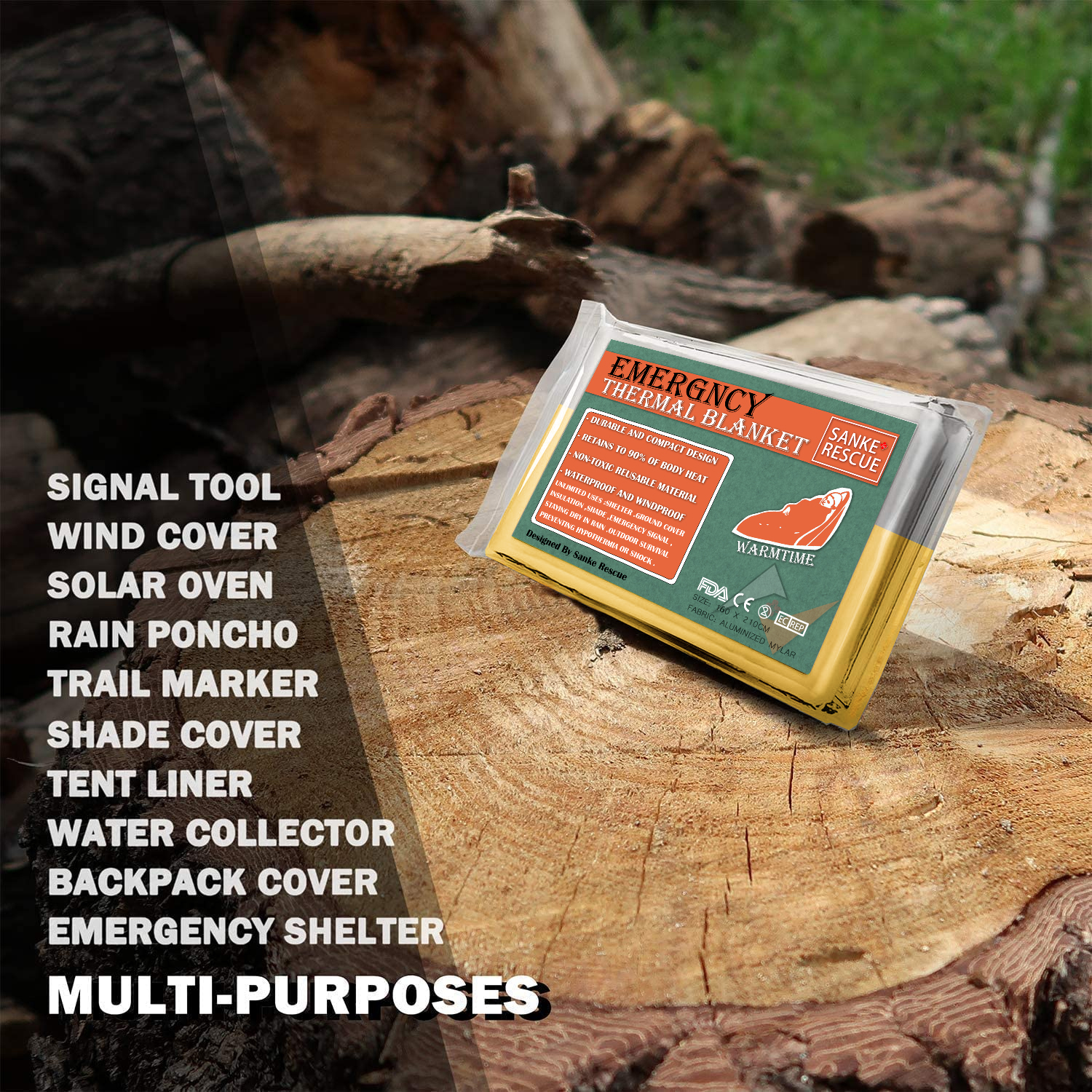 Emergency Blanket Outdoor Surv - Survival Kit incelemesi ve fiyatı