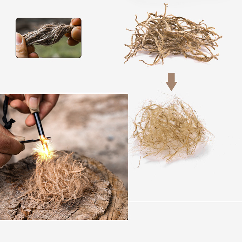 Outdoor Mini Wax Hemp Rope Por - Outdoor Camping Wood Burning Stove incelemesi ve fiyatı