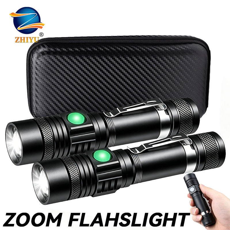 T6 LED Rechargeable Flashlight - Outdoor Camping Decor incelemesi ve fiyatı