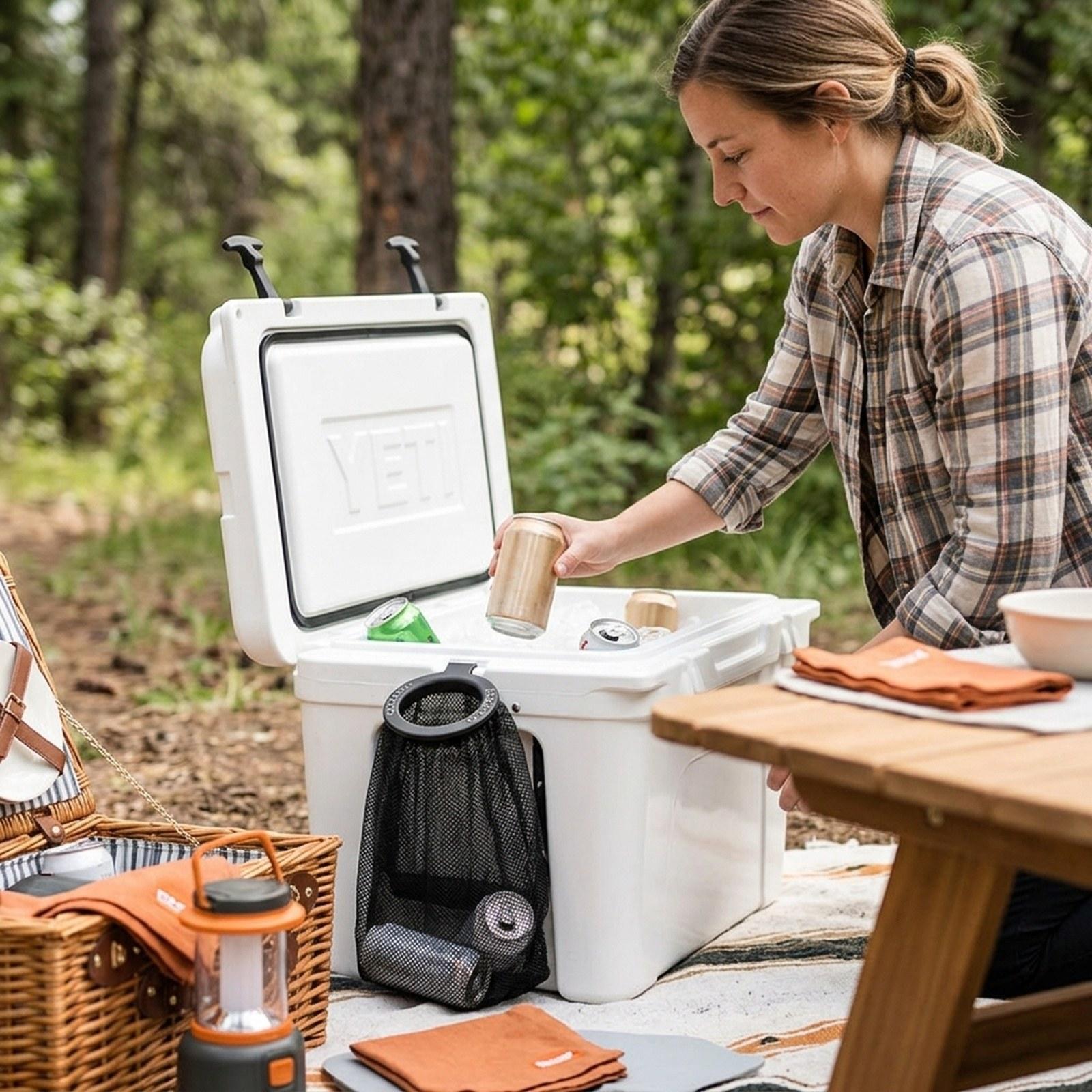 Camping Cooler Storage Waste B - Outdoor Camping Bin incelemesi ve fiyatı