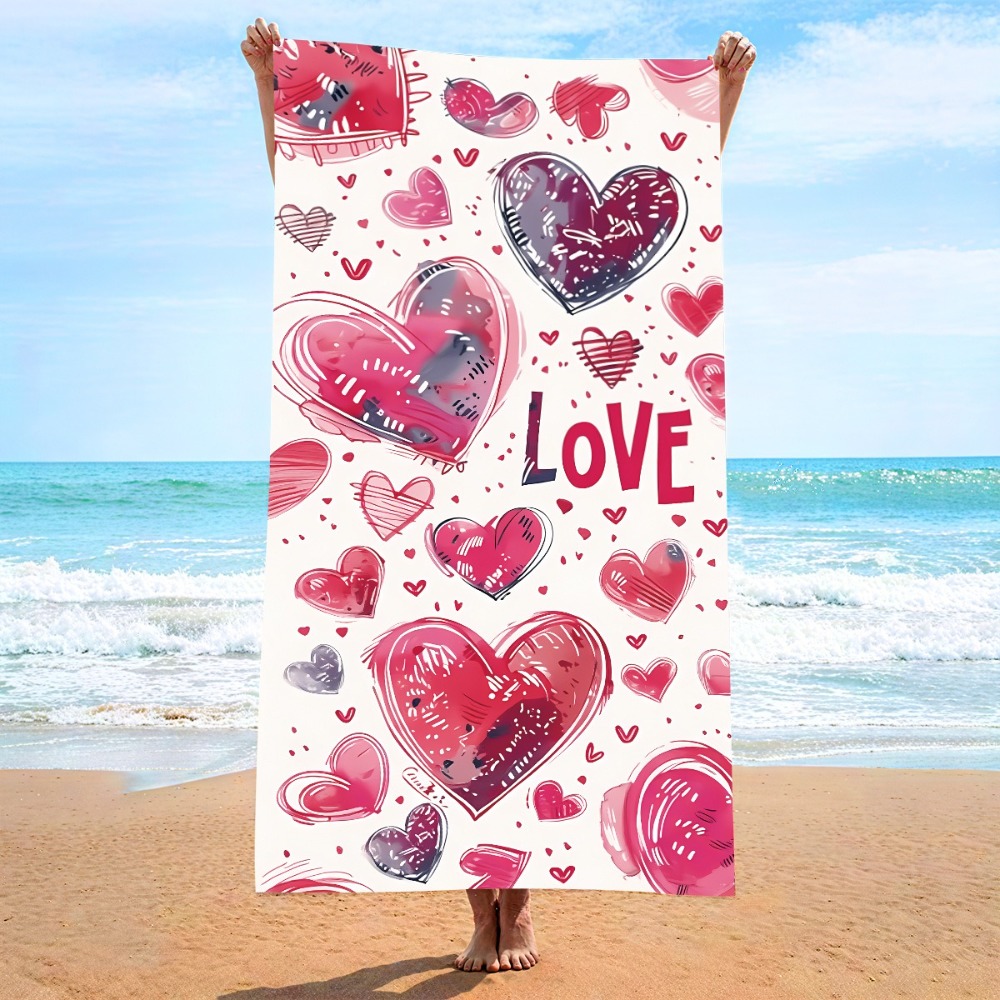 Heart Symbol Bath Towel 27x55i - Camp Towel Microfiber incelemesi ve fiyatı