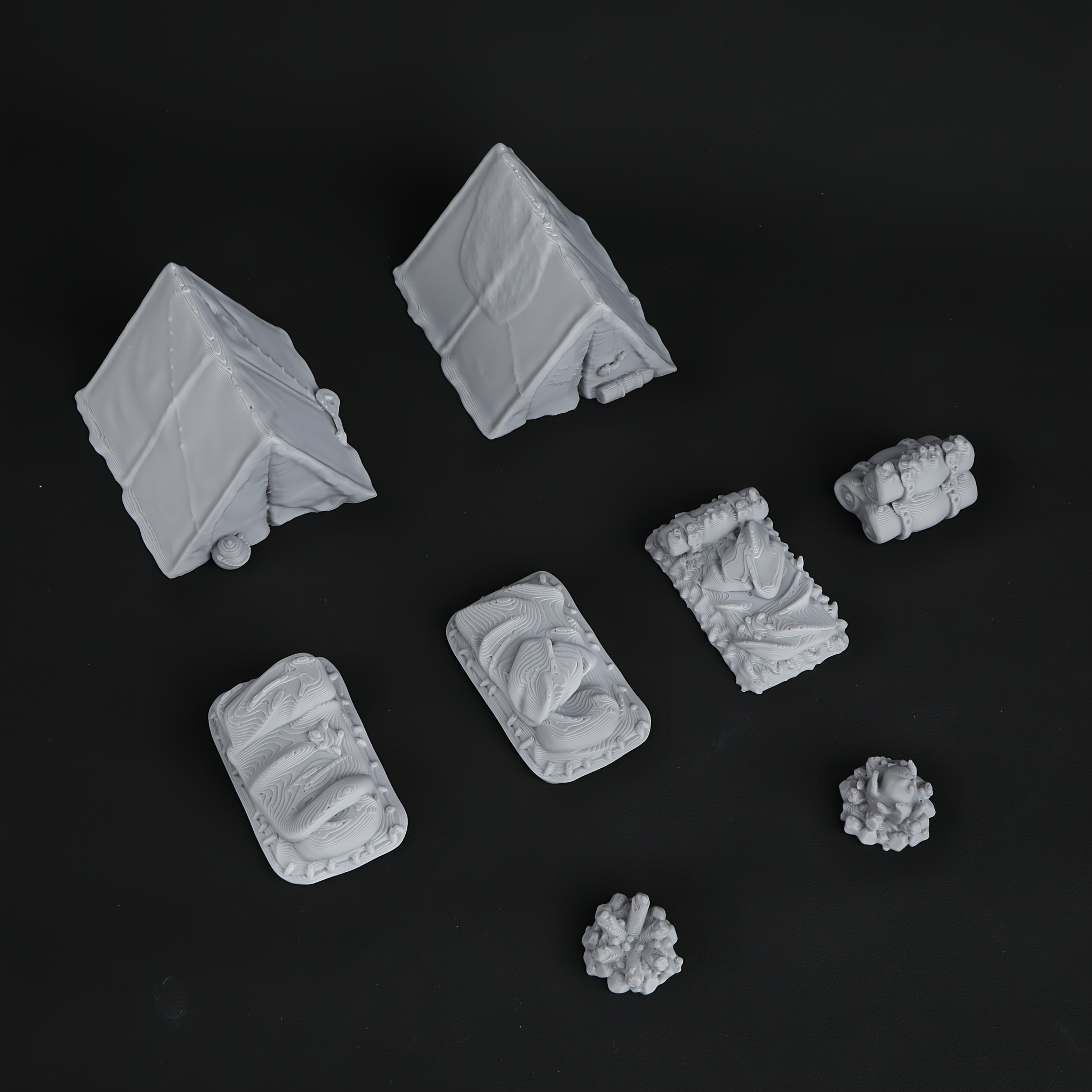 8pcs RPG Adventurer's Camp Min - Outdoor Camping Games incelemesi ve fiyatı