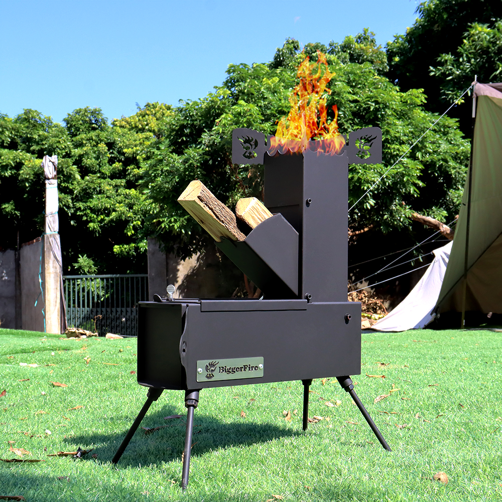 Collapsible Rocket Stove with  - Outdoor Camping Wood Burning Stove incelemesi ve fiyatı