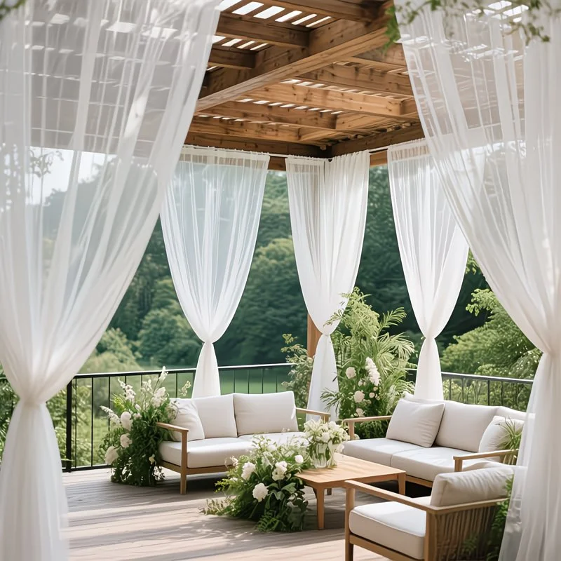 1 Panel Outdoor Curtains with  - Outdoor Camping Wedding Venues incelemesi ve fiyatı