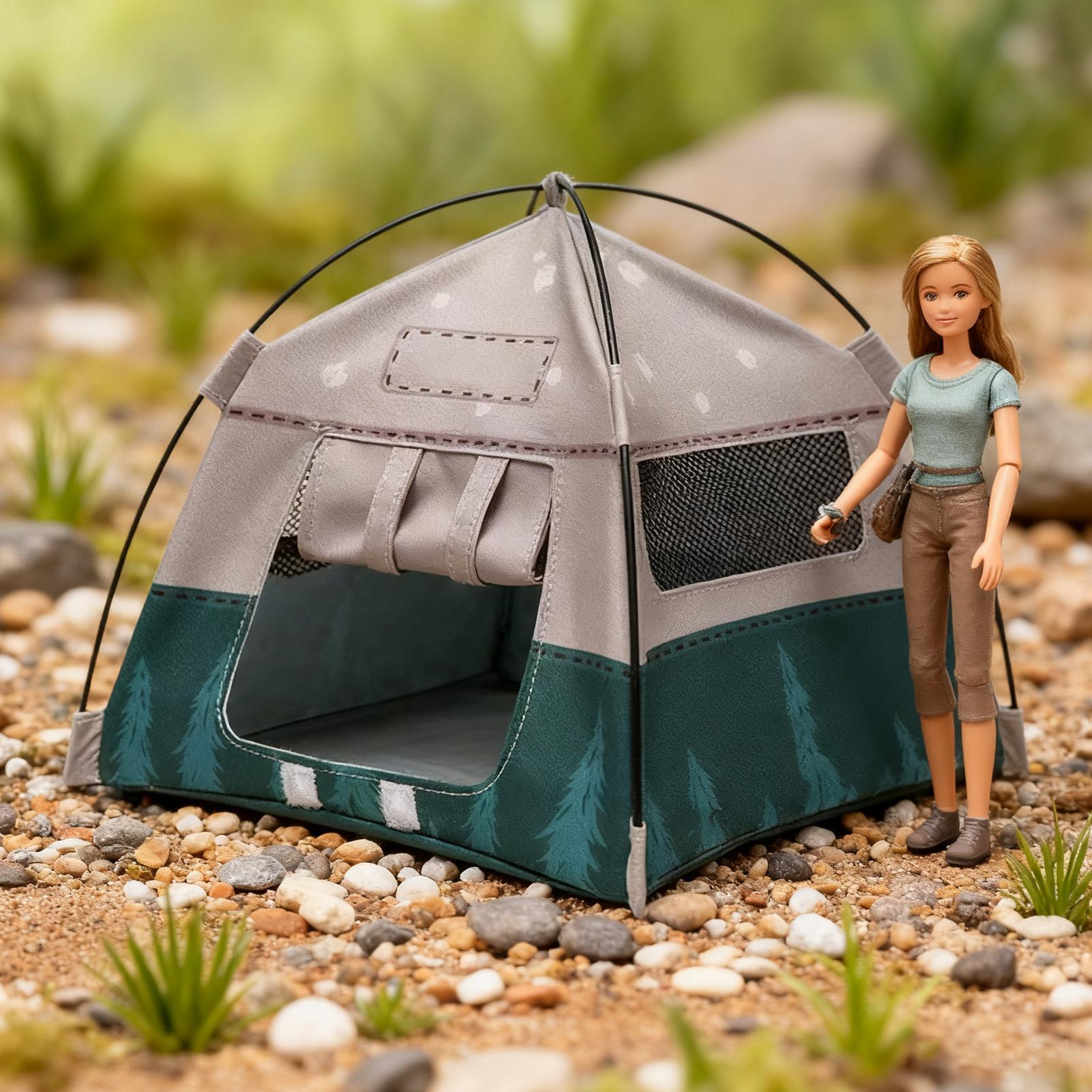 Mini Tent 1:12 Scale Miniature - Outdoor Camping Usa incelemesi ve fiyatı
