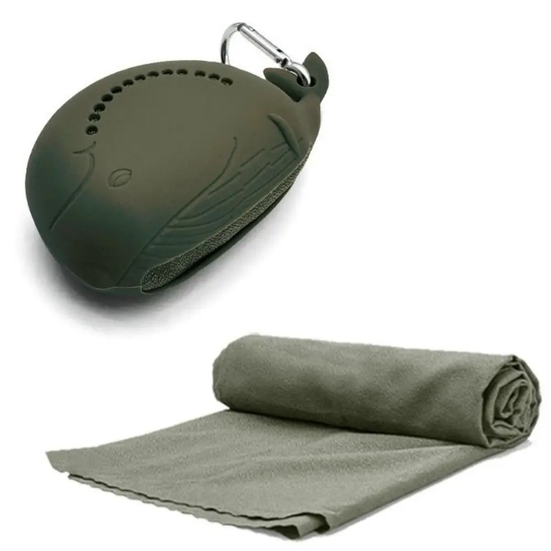 Portable Silicone Case&Lightwe - Camp Towel Microfiber incelemesi ve fiyatı