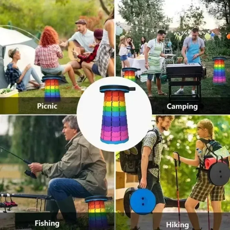 Portable Plastic Folding Teles - Outdoor Camping Folding Chair incelemesi ve fiyatı