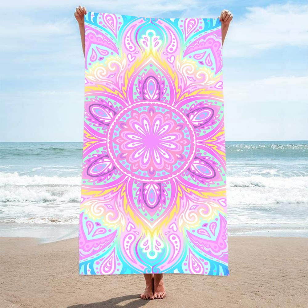 Mysterious Pattern Beach Towel - Camp Towel Microfiber incelemesi ve fiyatı